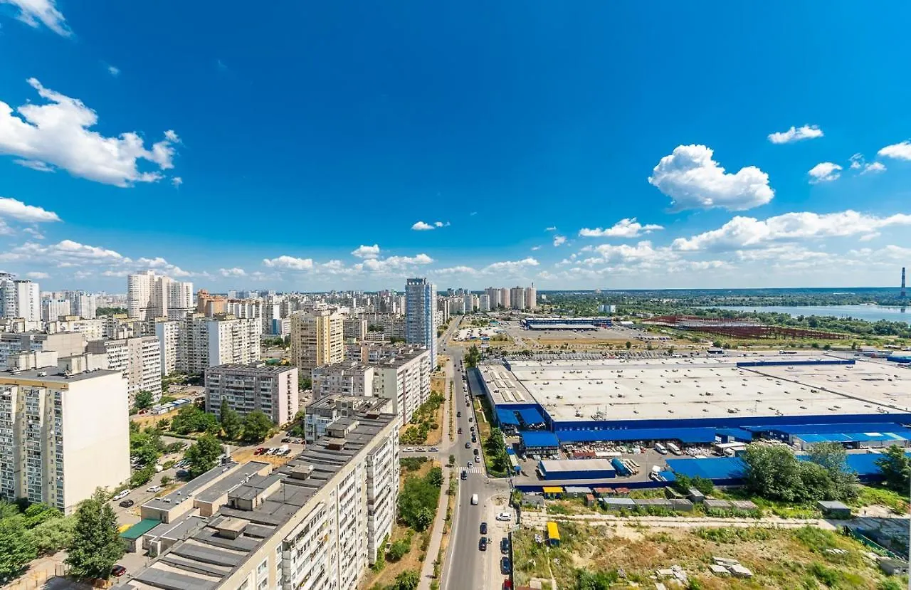 Осокорки, Видовая Современная 3Х Комнатная С 2Мя Спальнями, Рядом С Эпицентром. Kiev Oekraïne